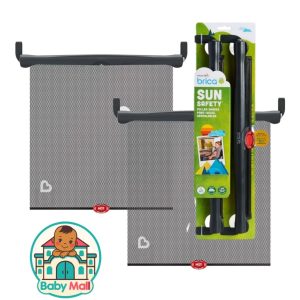 Munchkin Brica Black Baby Car Window Shade 2-Pack (15 x 19 in each)