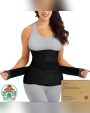 Black KeaBabies Women's 3-in-1 Postpartum Belly Support Recovery Wrap