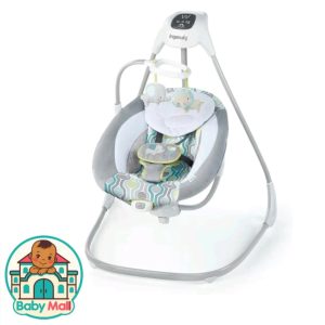 Grey Ingenuity Baby Swing SimpleComfort Compact
