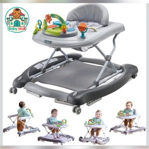 Grey Baby VEVOR 4-in-1 Walker Activity Center