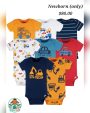 ONESIES Multi-Color Baby Short Sleeve Bodysuits 8-Pack Newborn