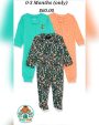 Amazon Essentials Multi-Color Baby Footless Sleeper Pajamas Multipack 0-3 Months