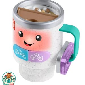 White Fisher-Price Baby Laugh & Learn Coffee Mug