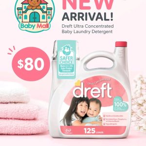 White Baby Dreft Ultra Concentrated Laundry Detergent 125 Loads
