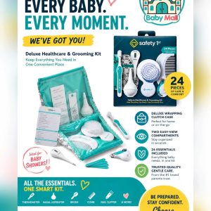 Safety 1st Teal Baby Healthcare & Grooming Kit 24 Pieces