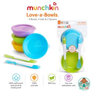 Munchkin Multi-color Unisex Baby Feeding Set 10 Piece