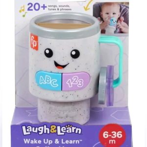 Fisher-Price White/Grey Unisex Baby/Toddler Laugh & Learn Coffee Mug 6-36 Months