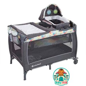 Baby Trend Charcoal Unisex Baby Deluxe Nursery Center Playard