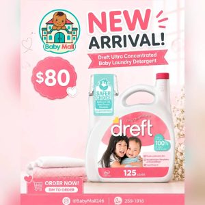 Dreft Ultra Concentrated Baby Laundry Detergent 125 Loads