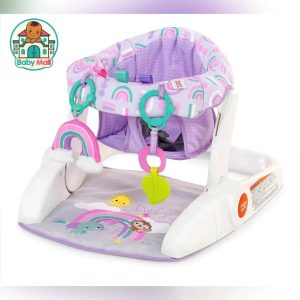 Bright Starts Purple Baby's Learn-to-Sit Floor Seat