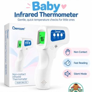Berrcom White Non-Contact Infrared Thermometer Model JXB-178