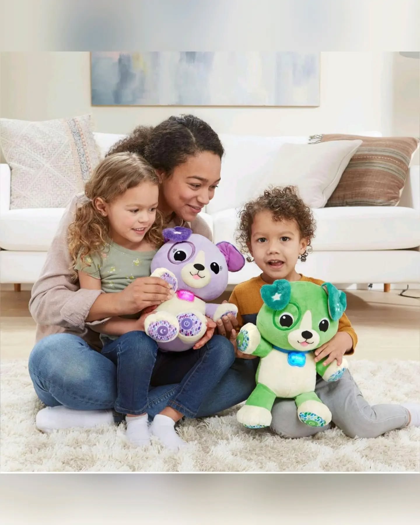 LeapFrog Purple My Pal Violet Smarty Paws Interactive Plush Toy - Image 4