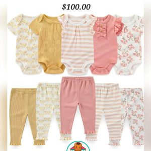 Baby Mall Multi-Color Baby 10-Piece Clothing Set 12 Months+