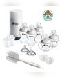 White Tommee Tippee Baby Advanced Anti-Colic 14 Piece Bottle Set