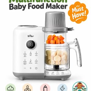 White and Grey B'ear Multifunction Baby Food Maker