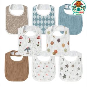 BabyMall246 Assorted Unisex Baby Bib Set 8-Piece