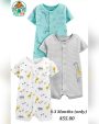 Carter's Simple Joys Baby Animal Print Romper Set 0-3 Months