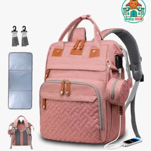 Pink Unisex Diaper Backpack Good Mum Brand