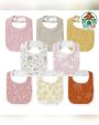 BabyMall246 Assorted Unisex Baby Muslin Bib Set 8-Piece