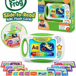 LeapFrog Green and White Interactive Learning Tablet Slide-to-Read ABC Flash Cards