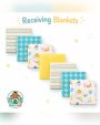 Carter's Multi-color Unisex Baby Flannel Receiving Blankets Pack of 7