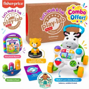 Fisher-Price Multi-color Baby Developmental Play Kit 4-in-1 Gift Set