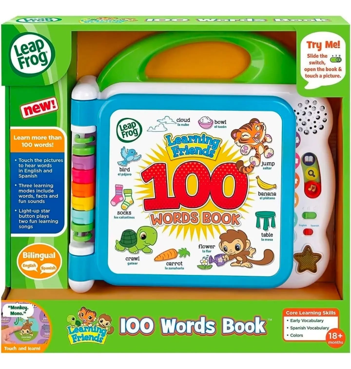 LeapFrog Multi-color Learning Friends 100 Words Book - Image 2