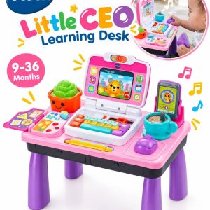 VTech Pink and Purple Unisex Learning Desk 9-36 Months