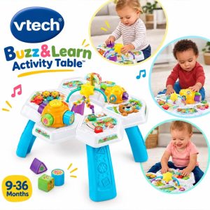 VTech Multi-Color Baby Buzz & Learn Activity Table 9-36 Months