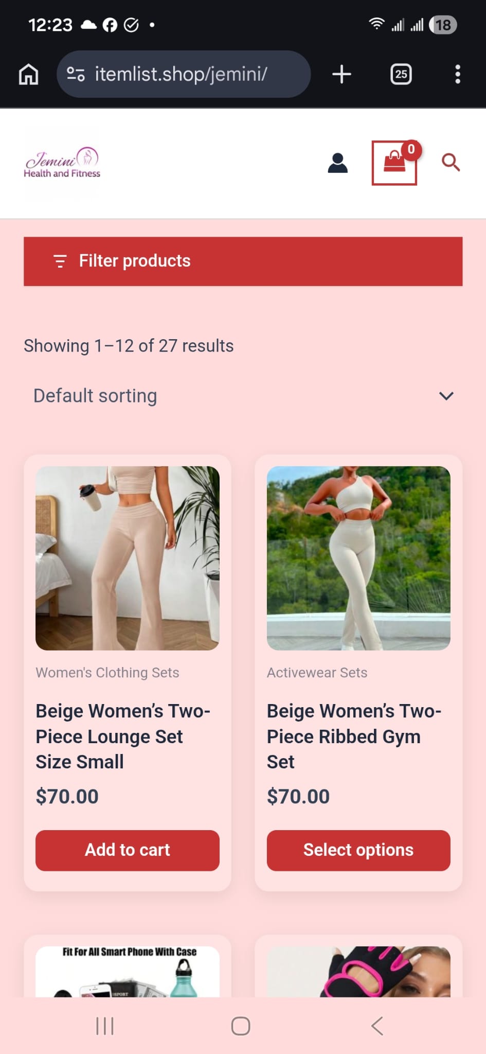 ItemList store preview